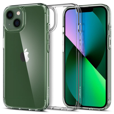 Kapak për iPhone 13 mini Spigen Ultra Hybrid, transparent