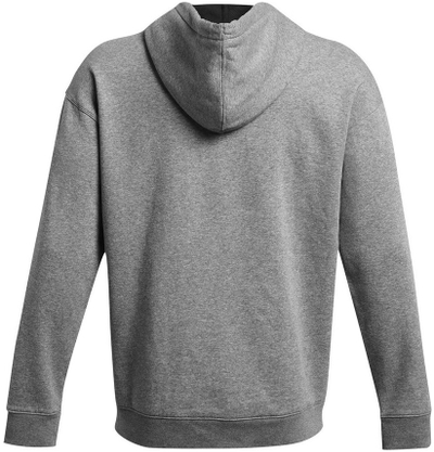Bluzë me kapuç Under Armour Curry Splash, pambuk poliester, xhep kangur, gri