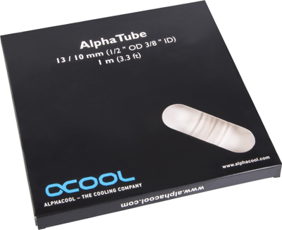 Tub ftohës Alphacool AlphaTube HF, 13/10mm, 1m, transparent