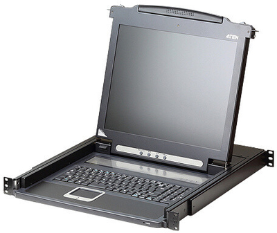 Konzolë ATEN CL1000 - 17" LCD, tastierë US, 1U