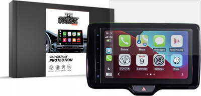 Folie mbrojtëse matte GRIZZ MatteScreen për Toyota Yaris 9", anti gjurmë gishtash, e tejdukshme
