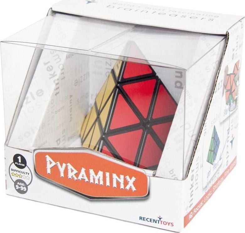 Lodër logjike Recent Toys RTPY Pyraminx, puzzle rrotullues, shumëngjyrëshe