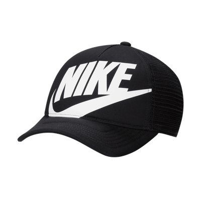 Kapele për fëmijë Nike Black Rise, trucker, e zezë, e rregullueshme