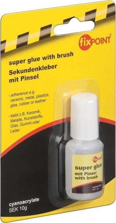 Ngjitës super Fixpoint, set 5 copë, 10 g, me furçë praktike