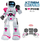 Lodër robot Xtrem Bots Sophie 2.0, me pult, fytyrë LED, e bardhë me rozë