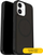 Kullë mbrojtëse OtterBox Symmetry Clear MagSafe për iPhone 17, transparente, me kornizë të zezë