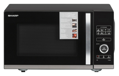 Furre me mikrovalë Sharp YC-QS254AE-B, 25L, 900W, e zezë