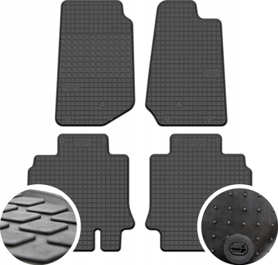 Tapete gome për Jeep Wrangler JK III, set 4 copë, 2007-2018, të zeza