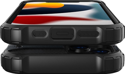 Mbulesë telefoni Hurtel Hybrid Armor për iPhone 13, hibride, argjend