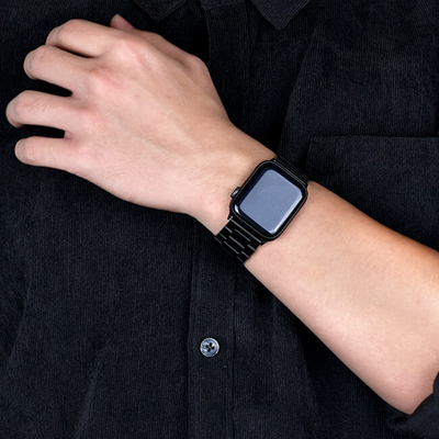 Rripa për orë Wotchi Apple Watch - Black 42/44 mm