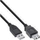 Kabllo USB InLine 34602B, USB A në USB A, 2 m, e zezë