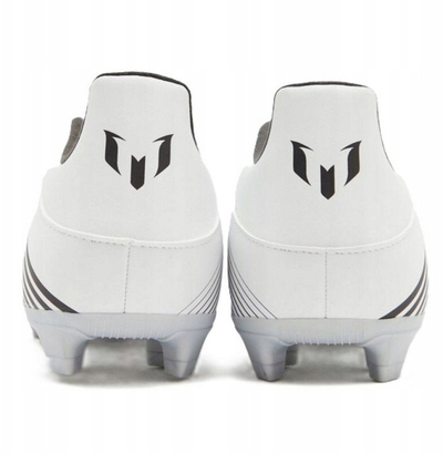 Këpucë futbolli Adidas F50 Messi Club JP7443, FG MG, për burra, të bardha