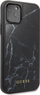 Kuti telefoni Guess Marble për iPhone 11 Pro, TPU, me pamje mermeri, e zezë