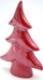 Stoli i Krishtlindjeve Saska Garden Saska Christmas, pemë porcelani 12.5 cm, ngjyrë e kuqe me perlë