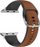 Rrip dore për Apple Watch Beline, 42 44 45 49mm, silikon edhe lëkurë, kafe me të zezë