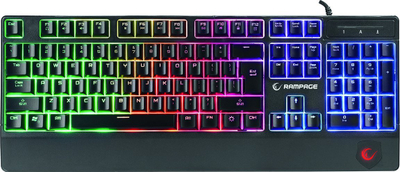 Tastierë gaming Rampage KB-R34 Winner, hibride, RGB, e zezë