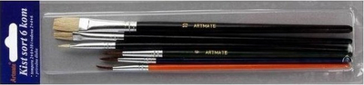 Set furçash Fandy Brush Set, 6 copë, rrumbullake dhe të sheshta