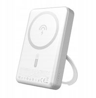 Karikues portativ Dudao K28, 10000mAh, 22.5W PD MagSafe, metalik argjendtë
