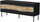 Kabinet TV Cama Meble Fellini 3D, 143.5x40x61.5 cm, me LED, i zi