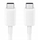 Кабел USB C во USB C Samsung, 3A, 1m, бел
