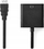 Adapter HDMI në VGA Nedis, 1080p, dalje audio 3.5 mm, i zi