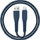 Kabllo USB Energea Nyloflex USB A në Lightning, 1.5 m, blu