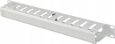 Organizues kabllosh Lanberg AK-1704-S, 19", 1U, gri