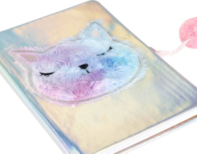 Fletore Starpak Holographic Cat, format A5, me vija, shumëngjyrëshe