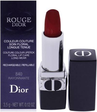Buzëkuq Dior Rouge Dior Velvet 840 Rayonnante, 0.12oz, përfundim velvet