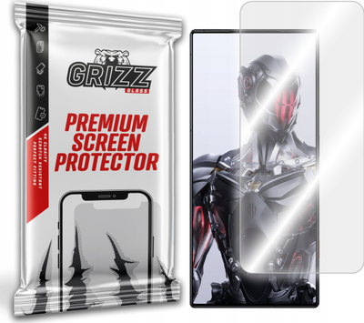 Mbështjellës ekrani GrizzGlass Hybrid për Nubia Red Magic 8 Pro, xham hibrid, dukshmëri shumë e mirë