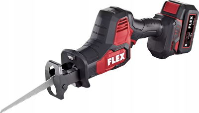 Sharrë reciproke pa kabllo Flex RS 25 18.0-EC C, 18V, brushless, e kuqe me të zezë