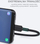 Kabllo AUKEY CB-CA3, USB-A me USB-C, 3m, 60W PD, e zezë