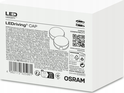 Adapter llambash auto Osram LEDCAP11, për Night Breaker H7 LED, plastik, i zi