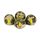 Set këmbëzash karrige Helinox Vibram Ball Feet, 4 copë, gome, të zeza