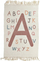Tapet për fëmijë Home and Styling Collection Letters, 60 x 90 cm, me fije, shumëngjyrësh