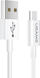 Kabllo Usams, USB-A në microUSB, 1m, e bardhë