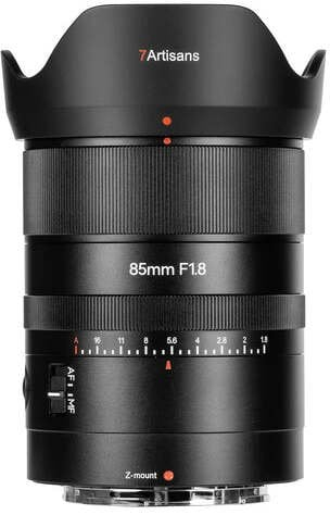 Objektiv 7artisans 85mm f/1.8 AF, L-mount, i zi