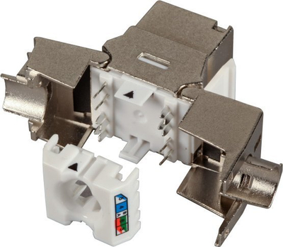 Modul keystone EFB Elektronik E-20091, Cat.6A, i blindum, metalik