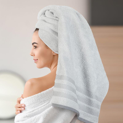 Peshqir banjoje Nastia Towel 04, 50x90 cm, ngjyrë pudër