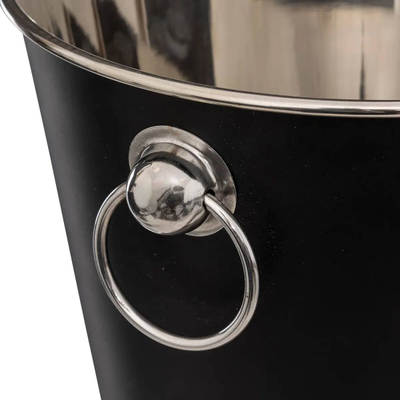 Kovë shampanje Secret de Gourmet, çelik inox, 21 cm, e zezë