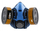 Maskë gjysmë-fytyre silikoni NEO Tools 97-352, me 2 filtra A1 R, blu