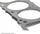 Garniturë throttle body Nissan RB25DE RB25DET, AFM .018", për motor