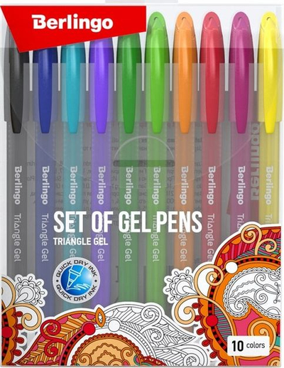 Set stilolapsa Berlingo, 0.5 mm, 10 copë, shumëngjyrësh