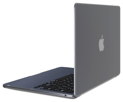 Заштитна обвивка за лаптоп Next One SafeGuard, за MacBook Air 15" M2 M3, поликарбонат, проѕирно сива