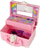 Set bukurie lodër Leantoys Magical Unicorn, me valixhe, për kalamaj 3+, rozë