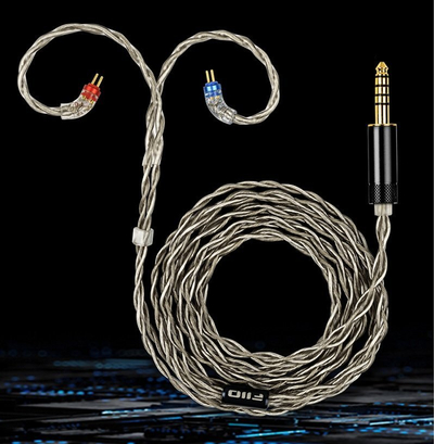 Kabllo audio FiiO LS-4.4A, 4.4mm i balancuar, 2-pin 0.78mm, argjendi