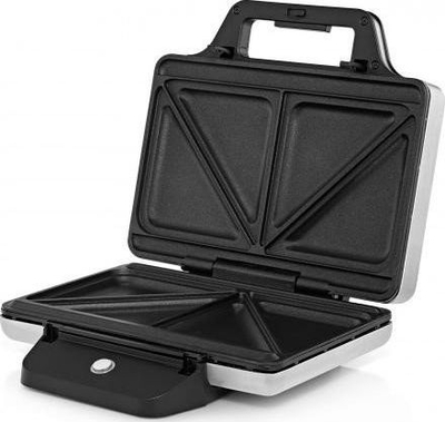 Sanduiç toaster WMF Lono 0415150011, pllaka jo-ngjitëse, argjendtë e zezë