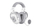 Kufje gaming pa tela Havit H2002YG, 2.4G Bluetooth, me mikrofon, të bardha e gri