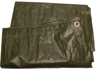 Çadër najloni Green>it Light Tarpaulin, 5 x 8 m, 40 m2, jeshile