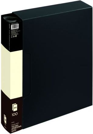 Dosje për dokumente Grand Offer Folder, 100 fletë, e zezë